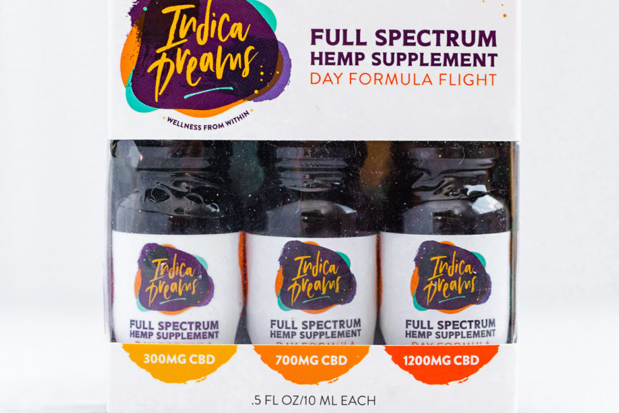 Full Spectrum Hemp CBD Flight Trio Herbal Pain Remedy Daytime
